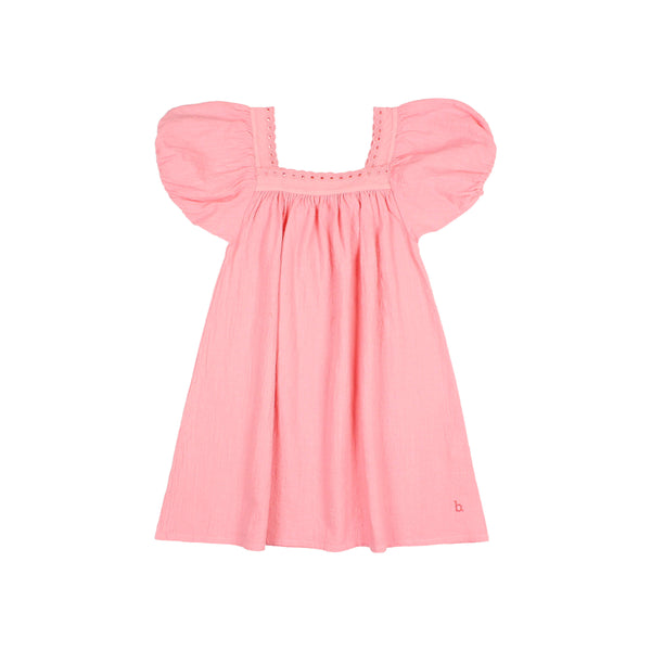Buho Cotton Lace Dress Sugar Pink