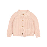 Buho BB Cotton Knit Cardigan Light Pink