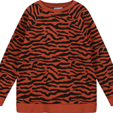 Beau Loves Chilli Oil Tiger Stripe Raglan Sweater