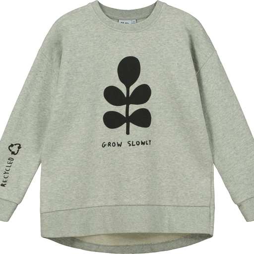 Beau Loves Grey Marl 'Grow Slowly' Relaxed Fit Sweater