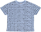 Beau Loves Blue Alphabet Relaxed Fit T-shirt