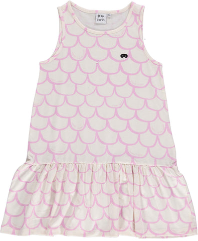 Beau Loves Pink Lavender Scales Ray Dress