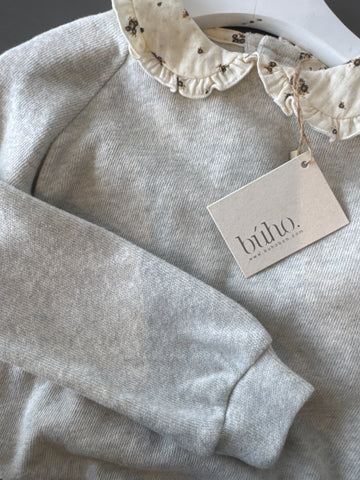 Buho Romance Sweatshirt Light Grey by Búho Barcelona