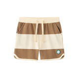 Coco Blanc Brown Stripe Shorts