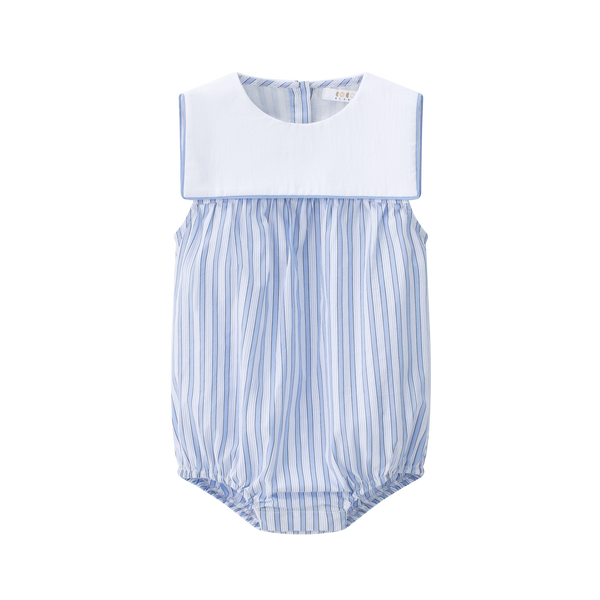 Coco Blanc Striped Sailor Romper Boy