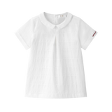 Coco Blanc White Peter Pan Linear Shirt