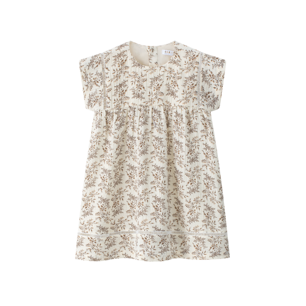 Coco Blanc Floral Dress Short Sleeve