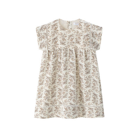 Coco Blanc Floral Dress Short Sleeve