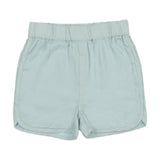 Coco Blanc Linen Shorts Pale Blue