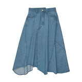 Coco Blanc Denim Maxi Skirt Blue Denim