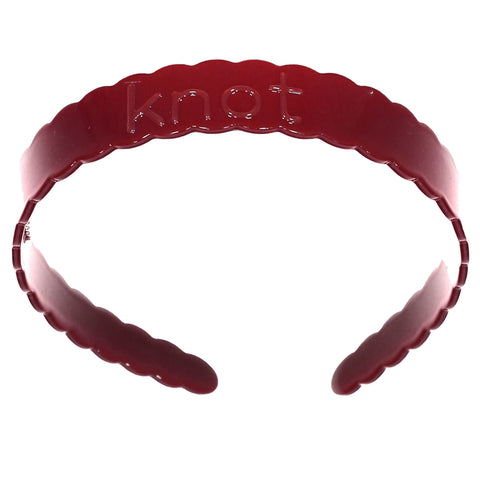 Knot Hairbands Acrylic Headband // Red