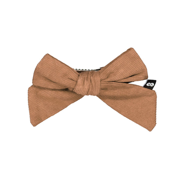 Knot Hairbands corduroy bow clip sparrow