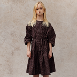 Unlabel Flow Dress Chocolate Stripes