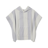 Coco Blanc Striped Terry Poncho