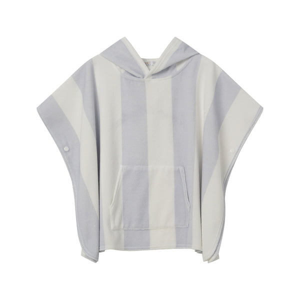 Coco Blanc Striped Terry Poncho