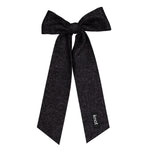 Knot Hairbands feather felt long bow clip blackbird