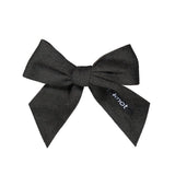 Knot Hairbands feather felt short bow clip blackbird