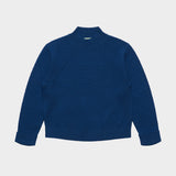 FUB Mock Neck Jumper Deep Indigo