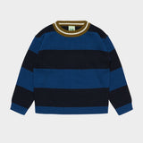 FUB Striped Crew Deep Indigo/Dark Navy
