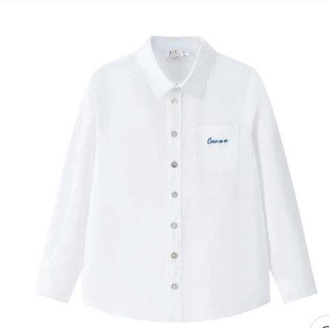 Coco Blanc Boys White Shirt | AW26