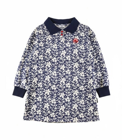 LOUD Apparel Polo Dress – Flower Print