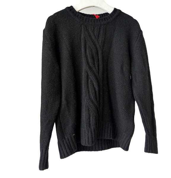 NUPKEET BLACK KNIT SWEATER