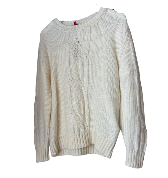 NUPKEET CREAM KNIT SWEATER
