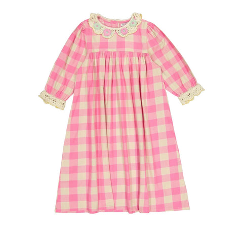 Bebe Organic Anais Special Dress Bombom Check