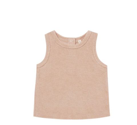 QUINCY MAE TERRY TANK BLUSH