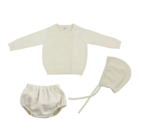Coco Blanc Square Neck Bloomer Set