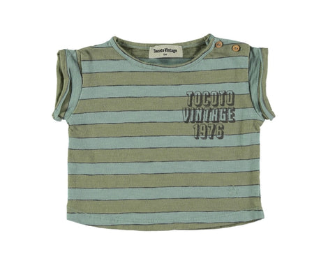 Tocoto Vintage 1976 Baby T-Shirt Green