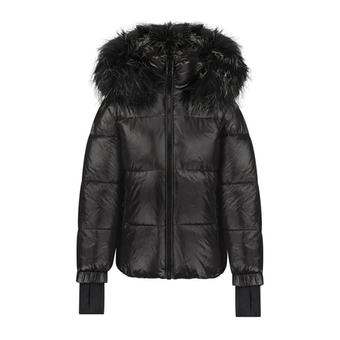 SCOTCH BONNET  Coat-Black, black & white fur 39