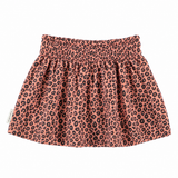 Piupiuchick Short Skirt | Pink W/ Animal Print