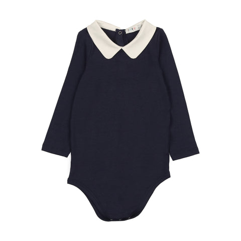 Coco Blanc Peter pan oneise/top Navy