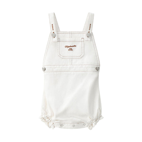 Coco Blanc White Denim Romper