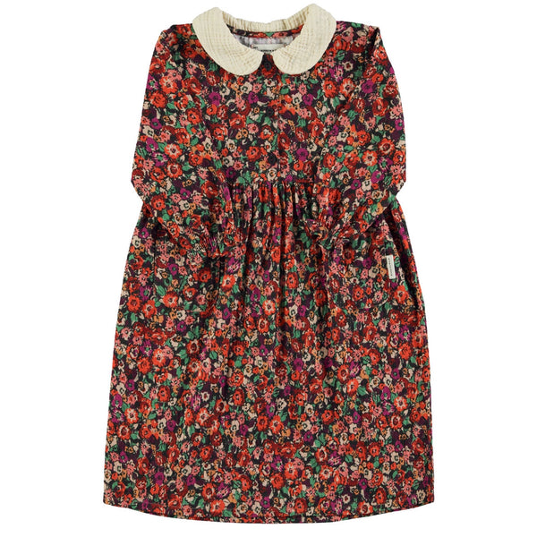 Piupiuchick Knee-Lenght Dress Multicolor Flowers