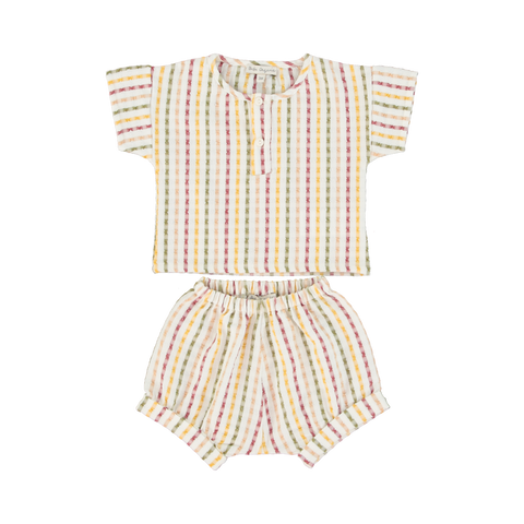 Bebe Organic Cesar Baby Set Summer Stripe