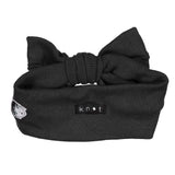Knot Hairbands Knitted Bow Headwrap // Black