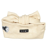 Knot Hairbands Knitted Bow Headwrap // Cream