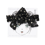 Knot Hairbands petal nest mini bow set blackbird