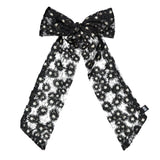 Knot Hairbands petal nest long bow clip blackbird