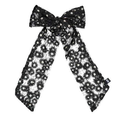 Knot Hairbands petal nest long bow clip blackbird