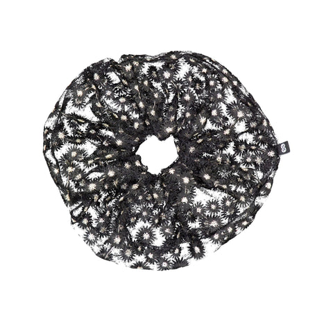 Knot Hairbands petal nest jumbo scrunchie blackbird