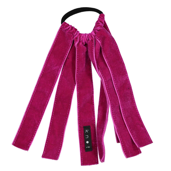 Knot Hairbands Ribbon Hairtie // Fuschia