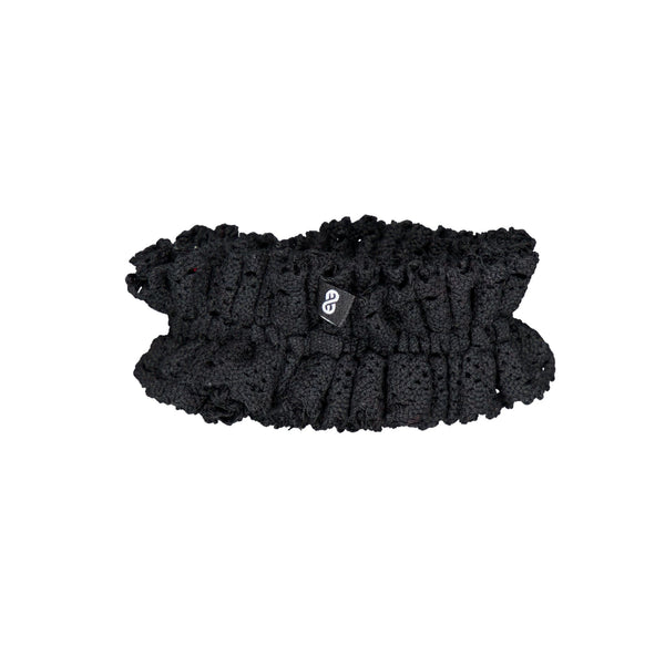 Knot Hairbands ruffle scrunchie blackbird