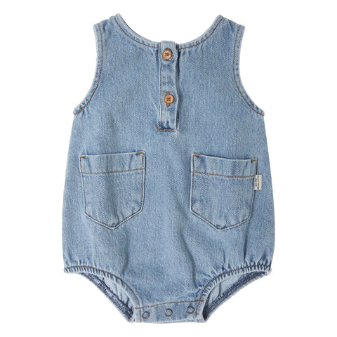 Tocoto Vintage Blue Denim Baby Body