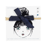 Knot Hairbands Silk Bow Band // Navy