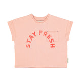 Piupiuchick T'Shirt | Light Pink W/ "Stay Fresh" Print