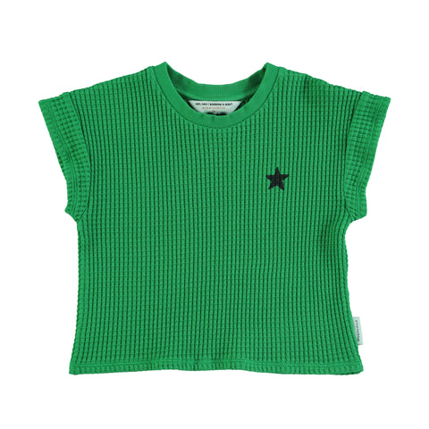 Piupiuchick T'Shirt | Green W/ Black Logo Print