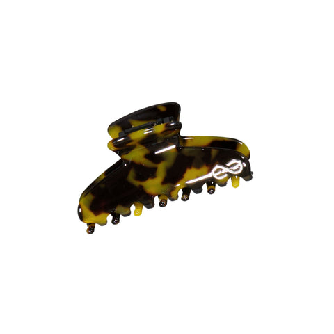 Knot Hairbands tortoise claw clip amber